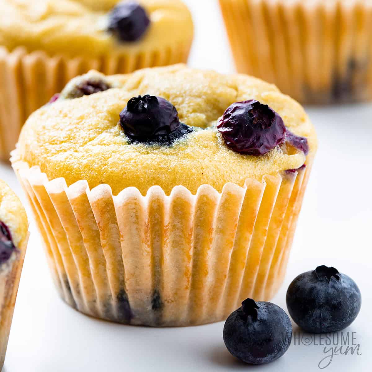 Muffin al Cocco e Mirtilli