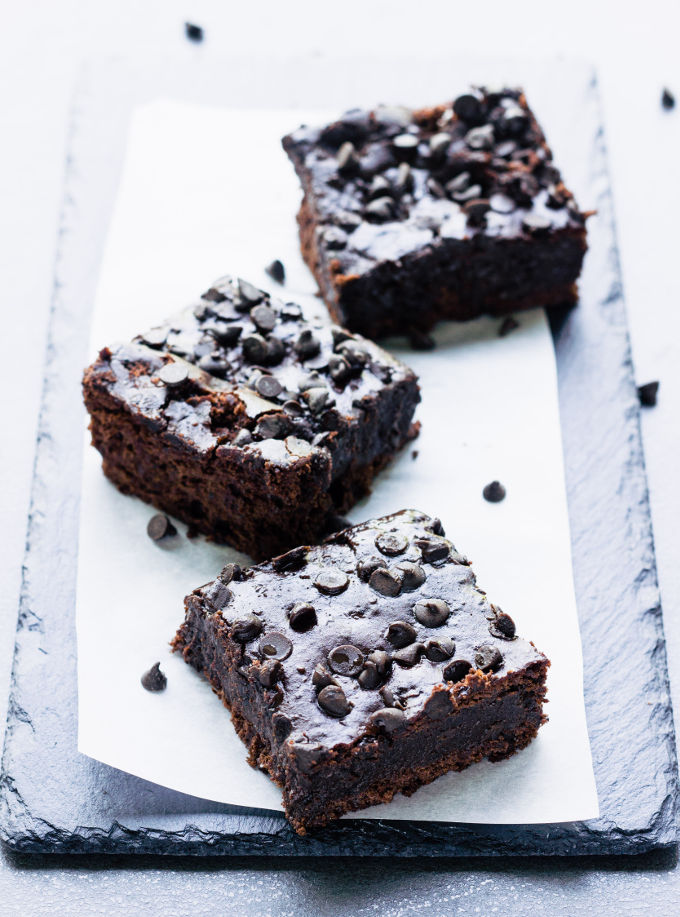 Brownies Proteici ai Fagioli Neri