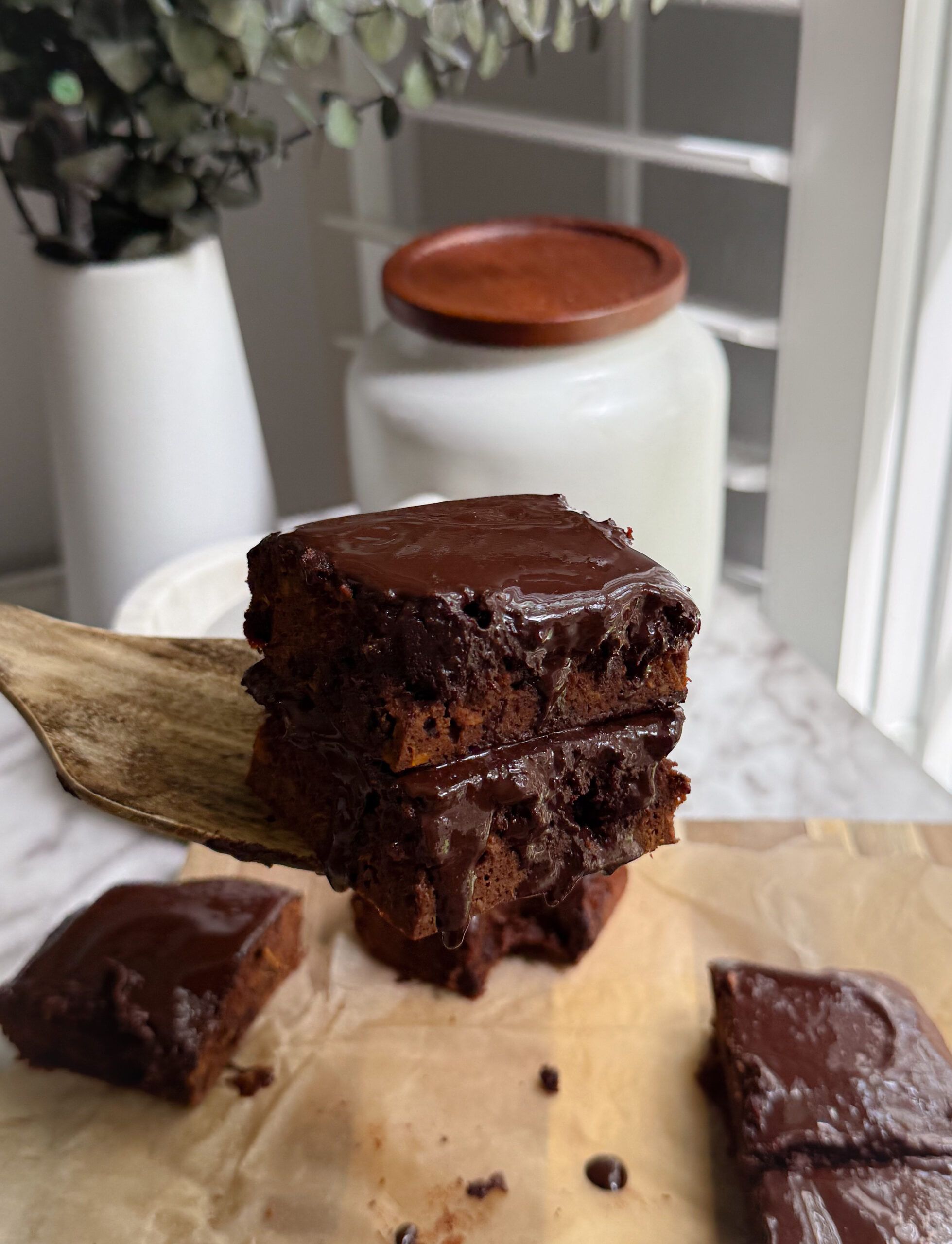 Brownies Fondenti di Patata Dolce da Ossessione (Alto Contenuto Proteico)