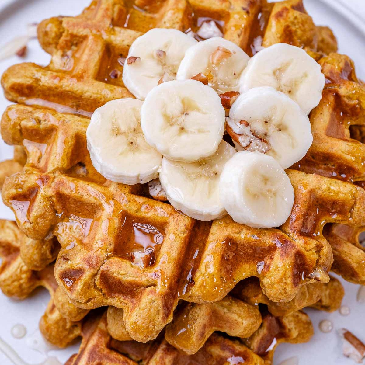 Waffle Salutari Mattutini con Patata Dolce