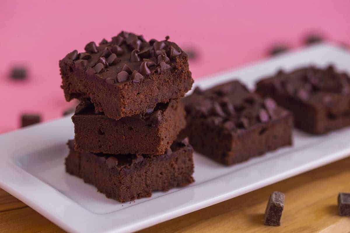 Brownies Vegani ai Fagioli Neri Senza Glutine