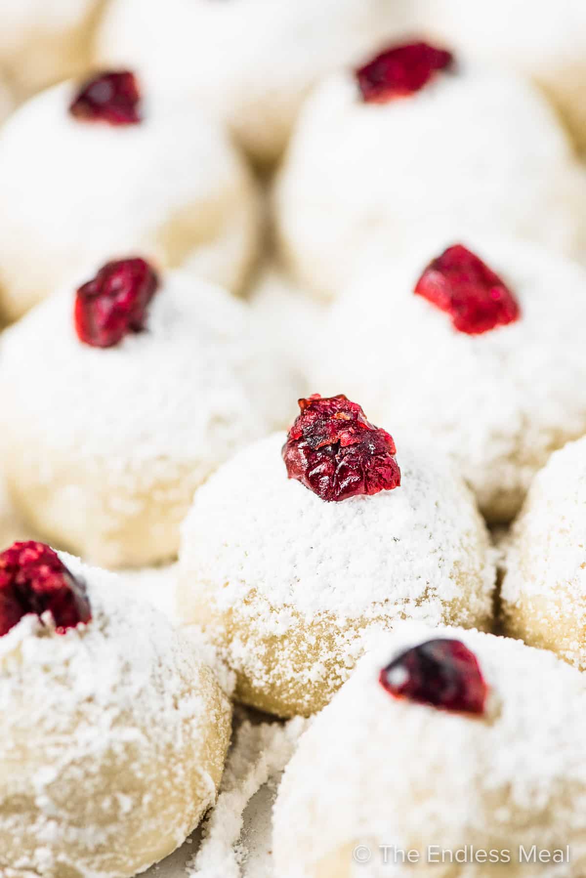 Ricetta Biscotti Natalizi Palla di Neve Senza Zucchero