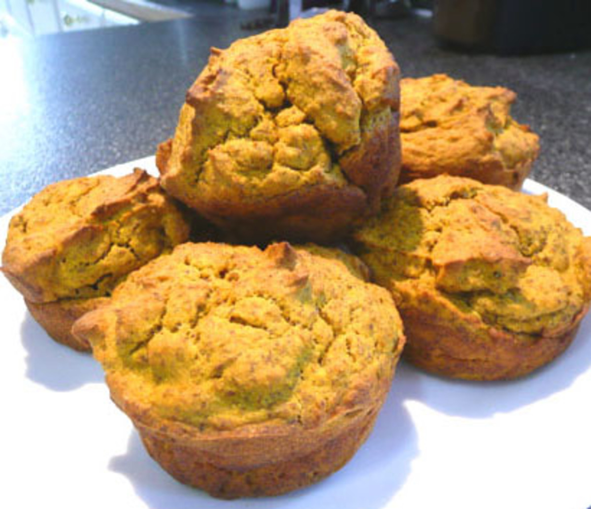 Muffin alla Zucca Senza Glutine e Low-Carb