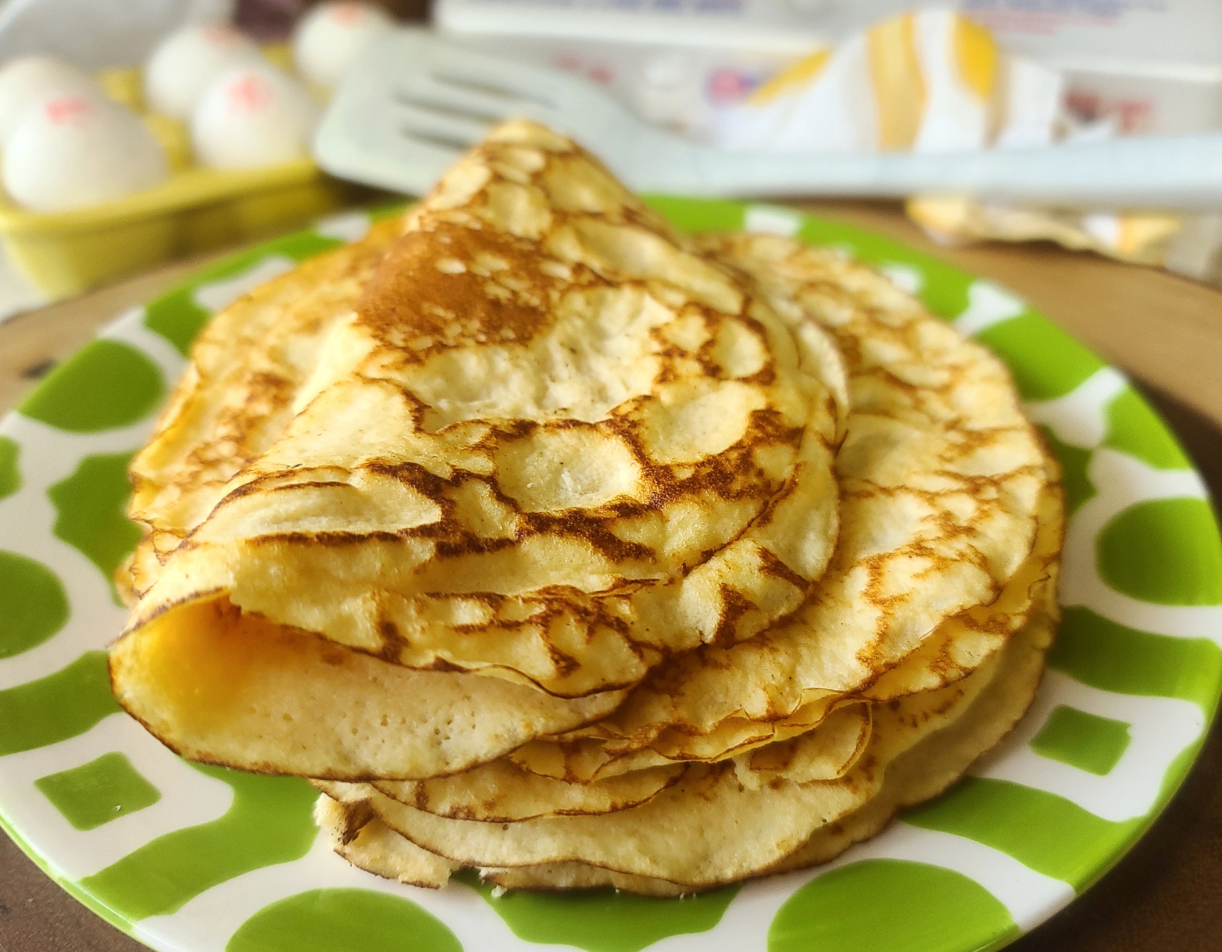Crepes Low Carb con Farina di Cocco
