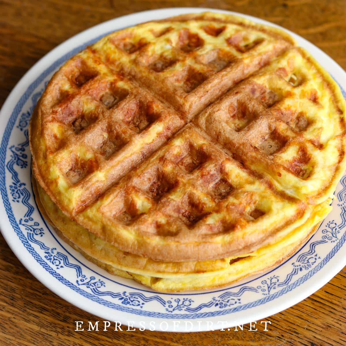 Chaffles Cheto (Waffles a Basso Contenuto di Carboidrati)