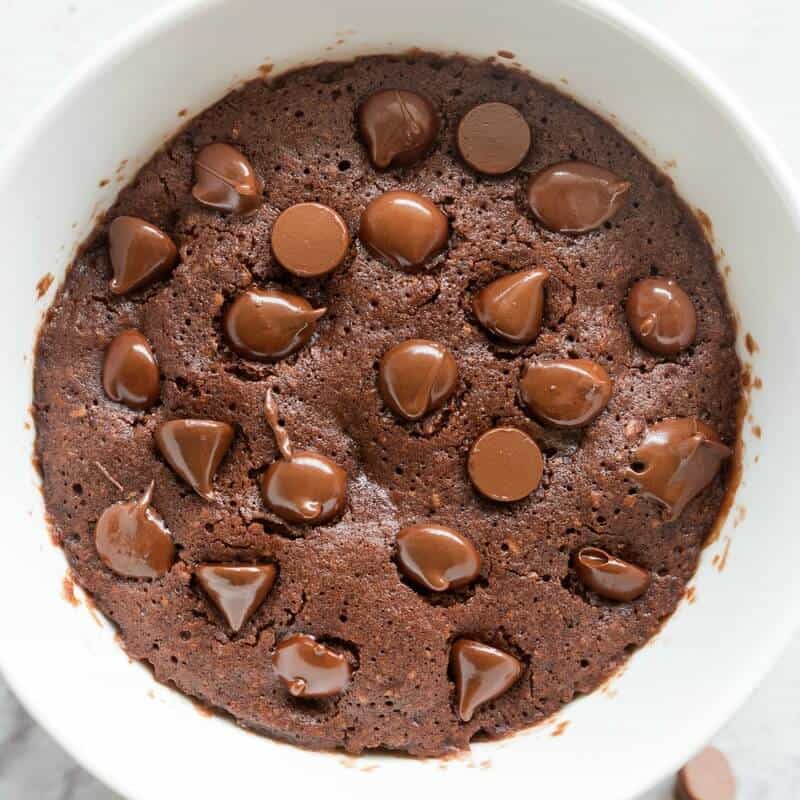Torta in Tazza Salutare (Basso Contenuto Calorico)