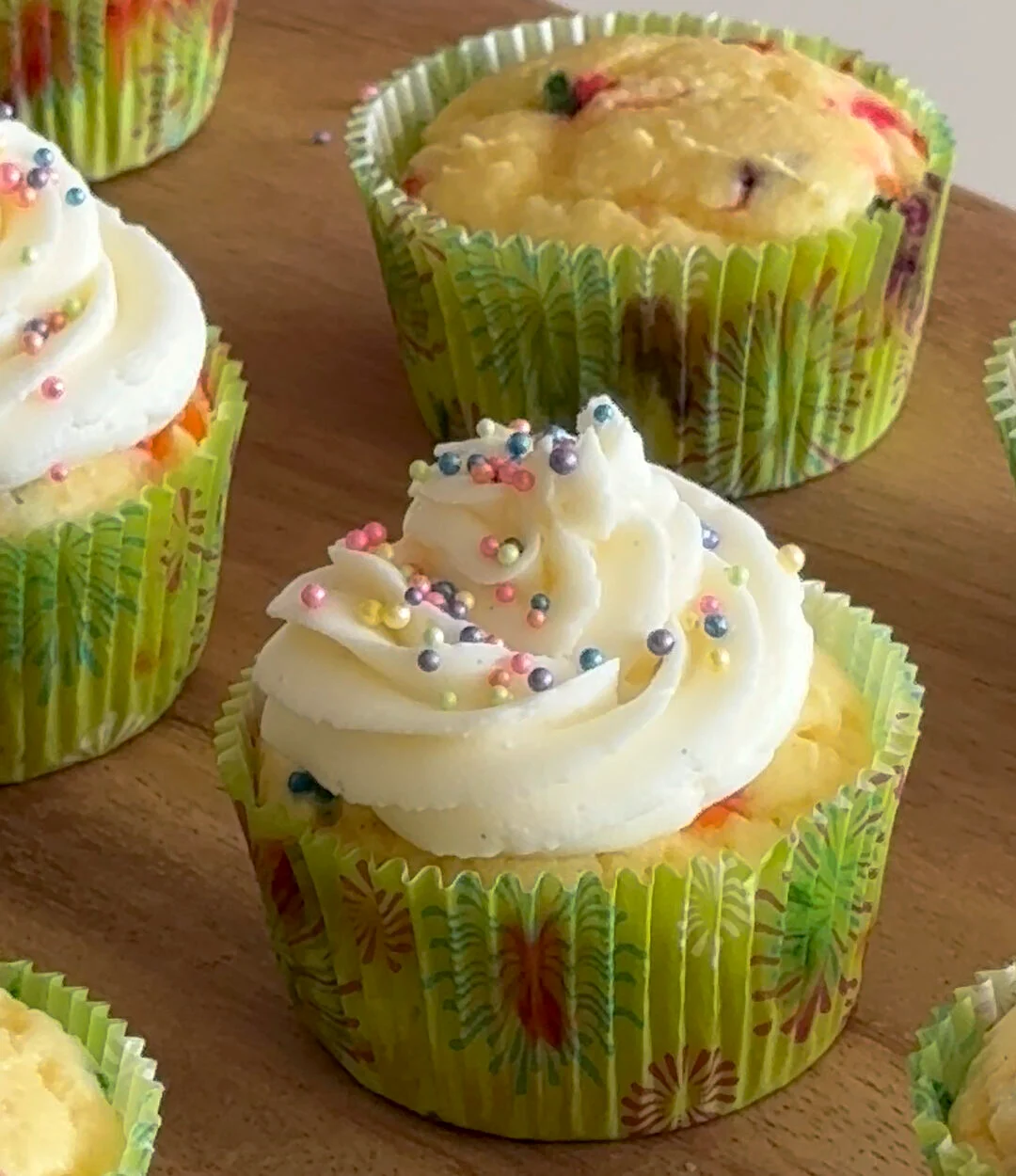 Cupcake Funfetti Proteici