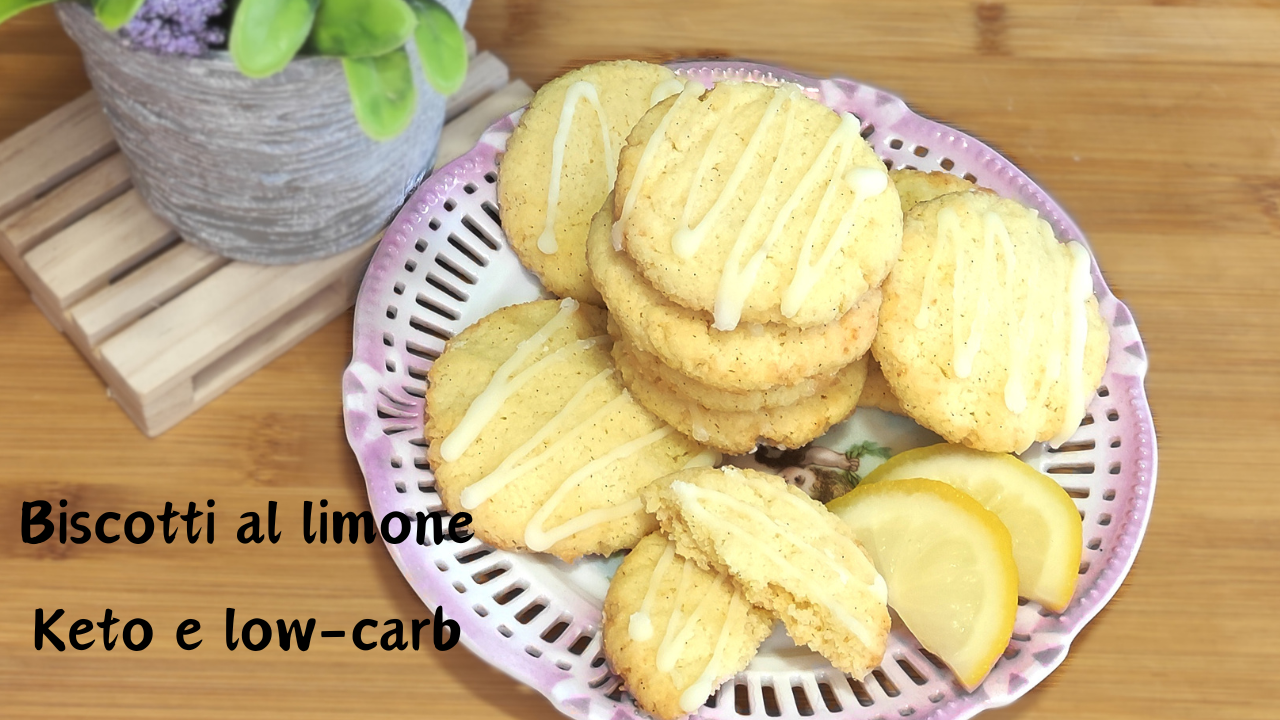Biscotti al Limone Keto e Low-Carb