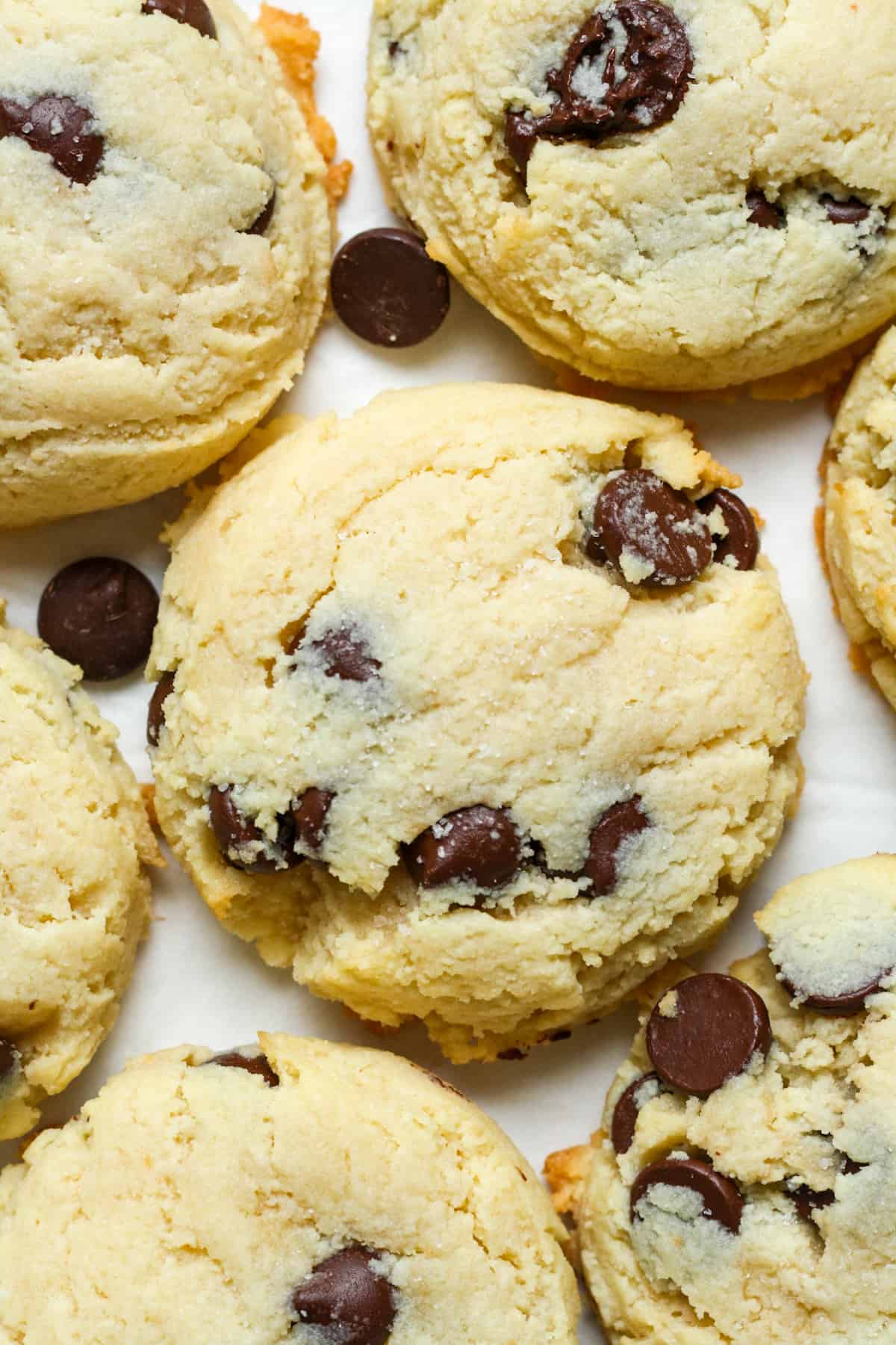 Biscotti Keto con Gocce di Cioccolato