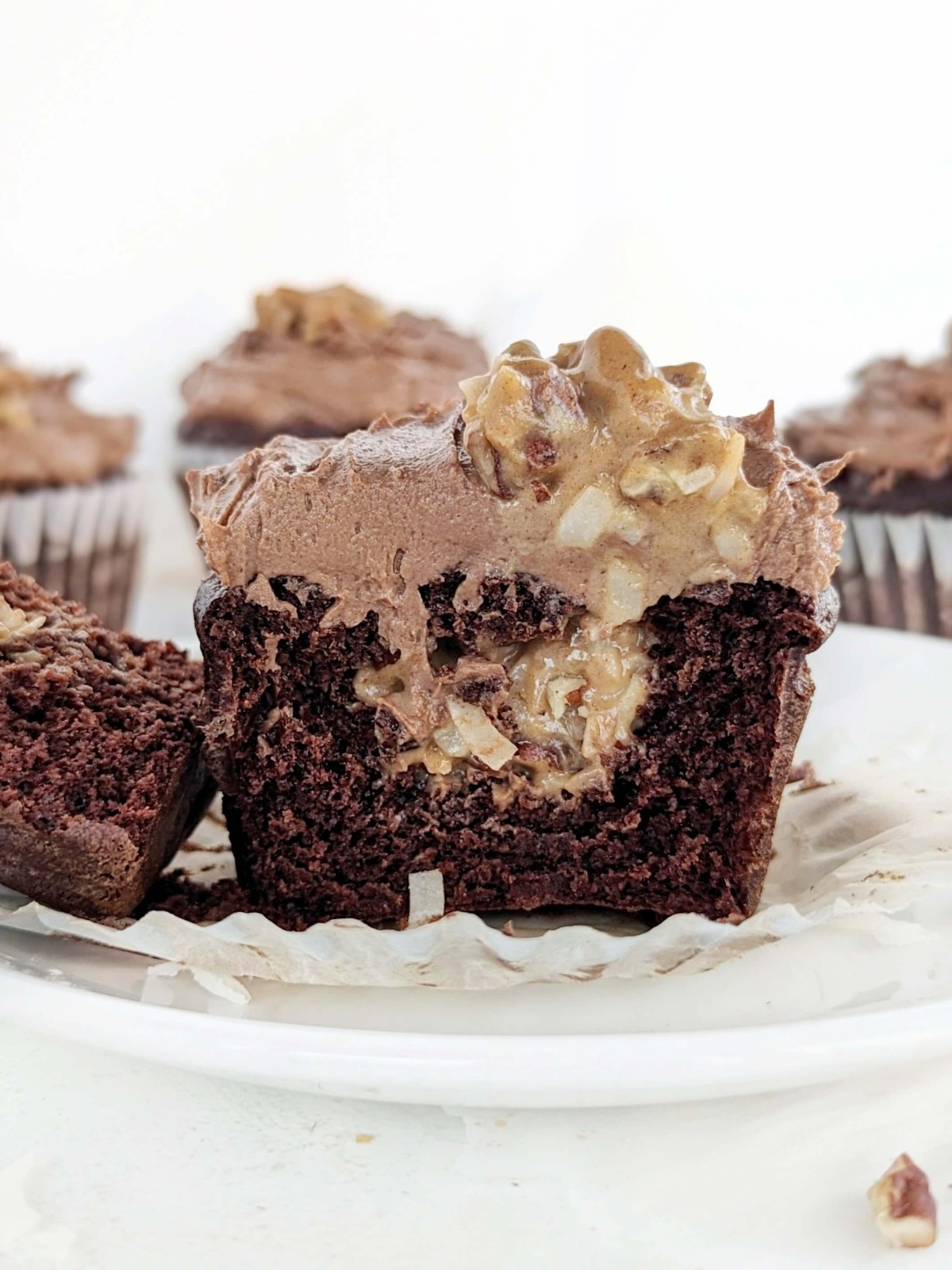 Muffin Proteici al Cioccolato Tedesco - Ripieni e Deliziosi!