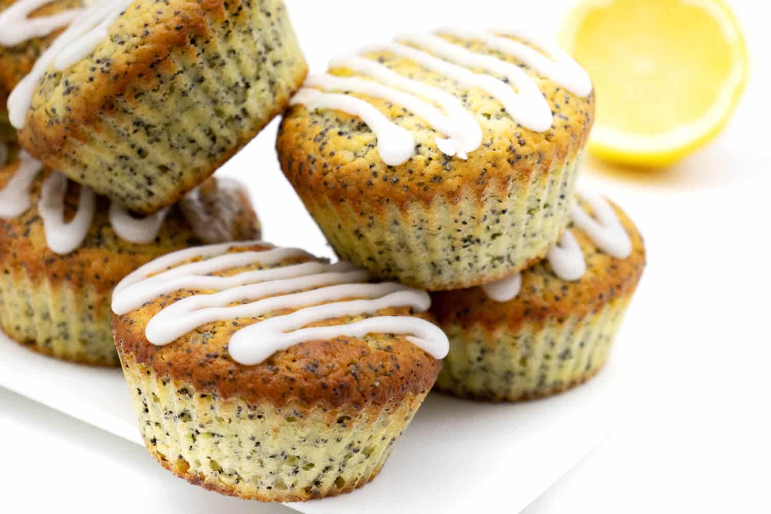 Muffin al Limone e Papavero Low Carb