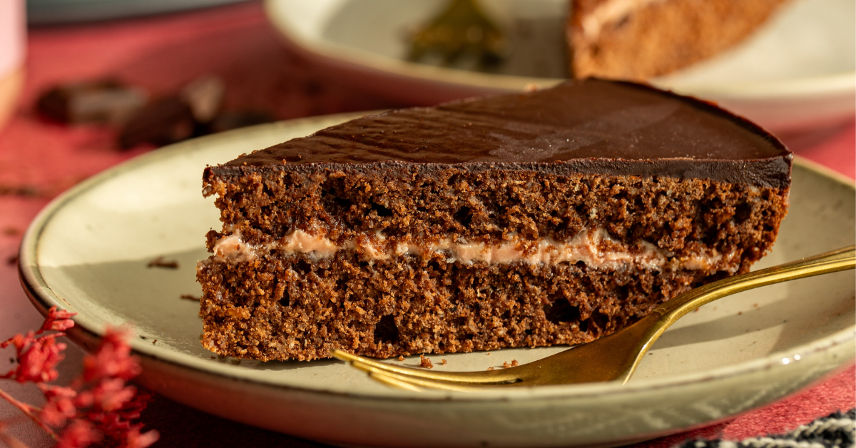 Torta Sacher proteica per il Fitness