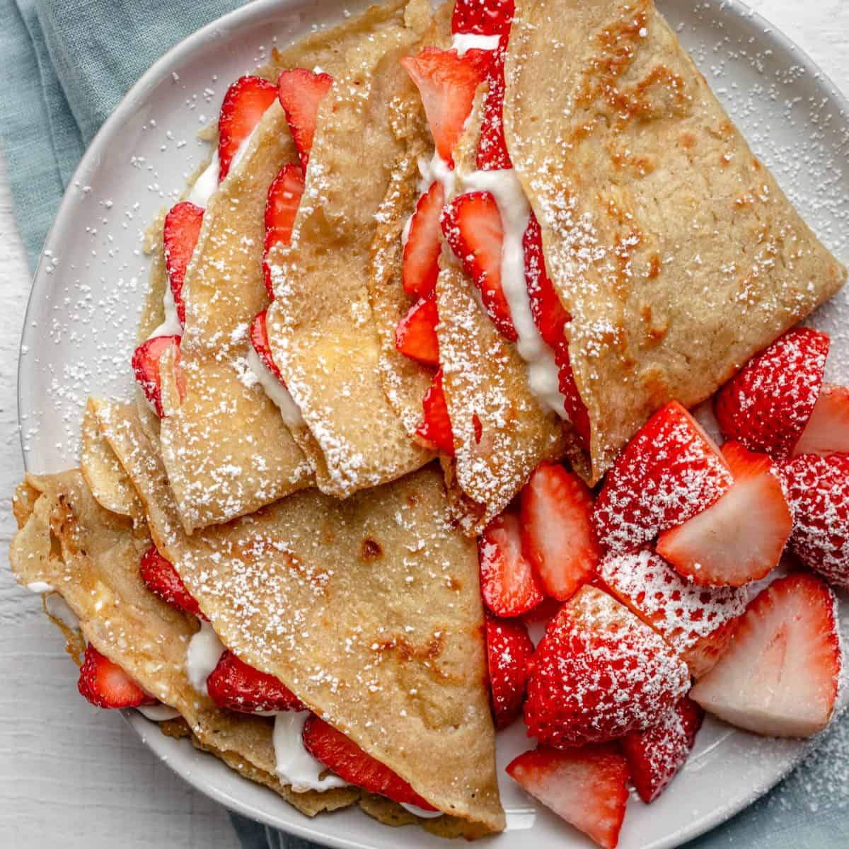 Crepes Proteiche alla Fragola