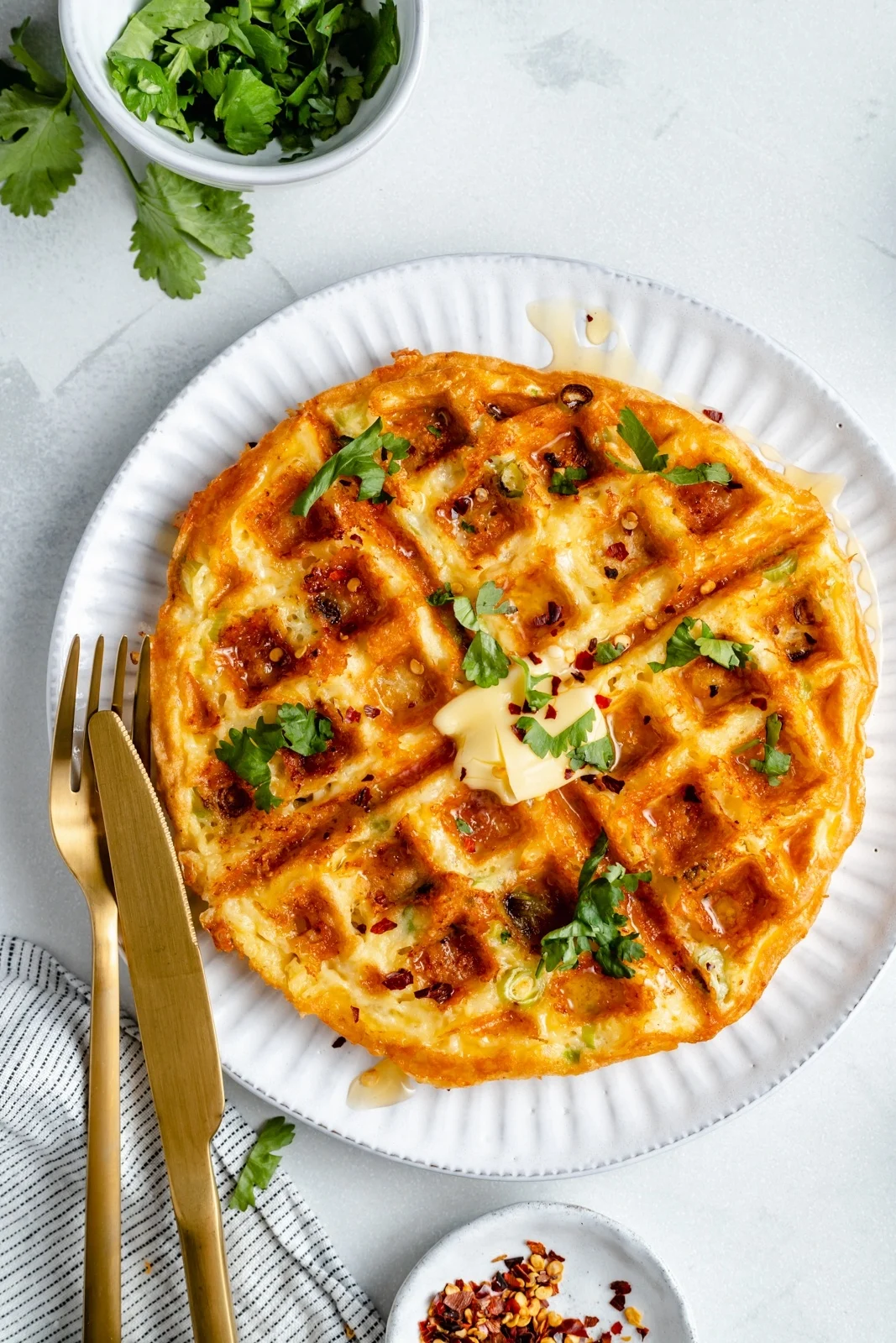 Chaffles (Waffles di Formaggio e Uova)