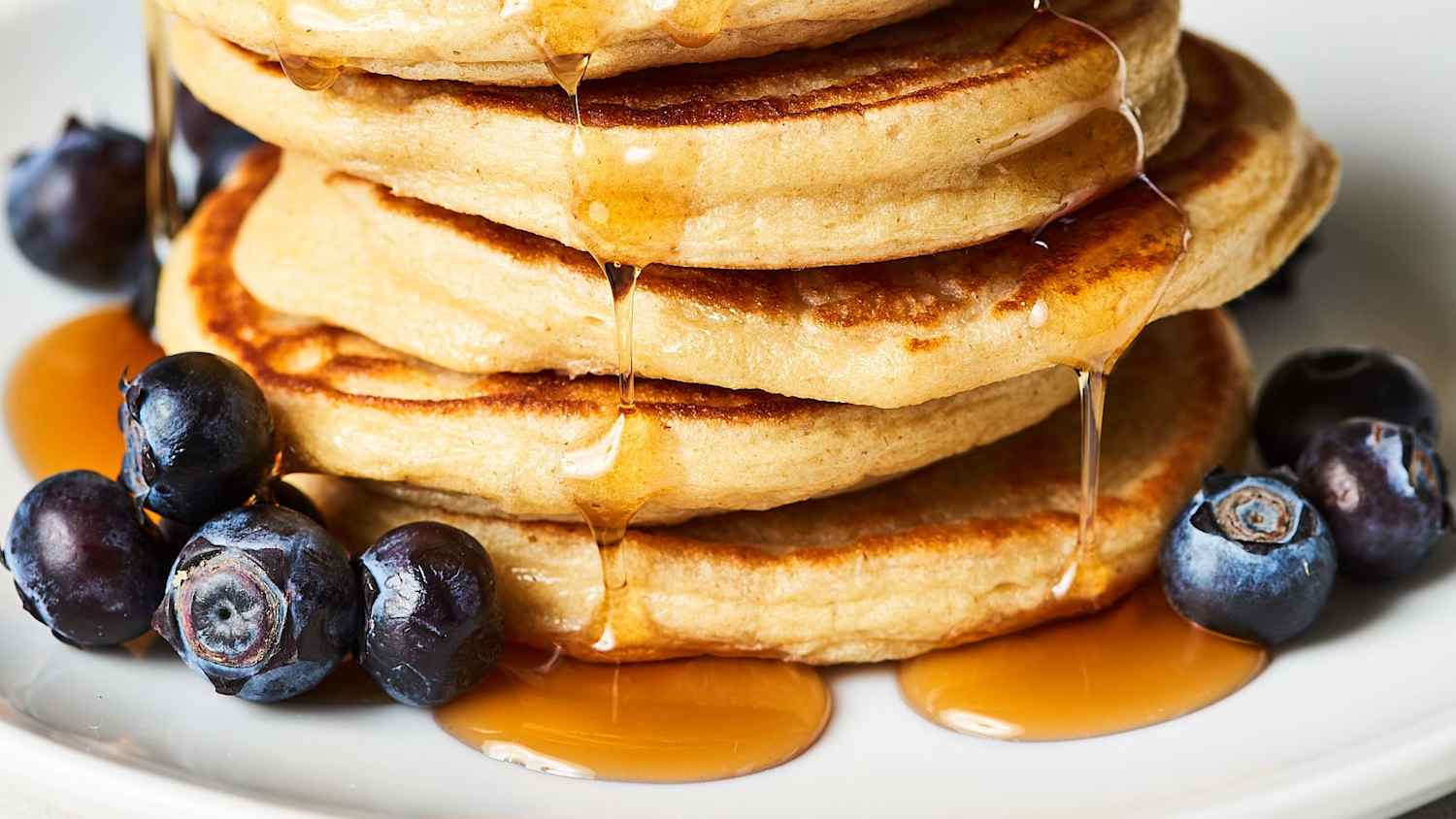 Pancakes al Formaggio Fresco con 3 Ingredienti