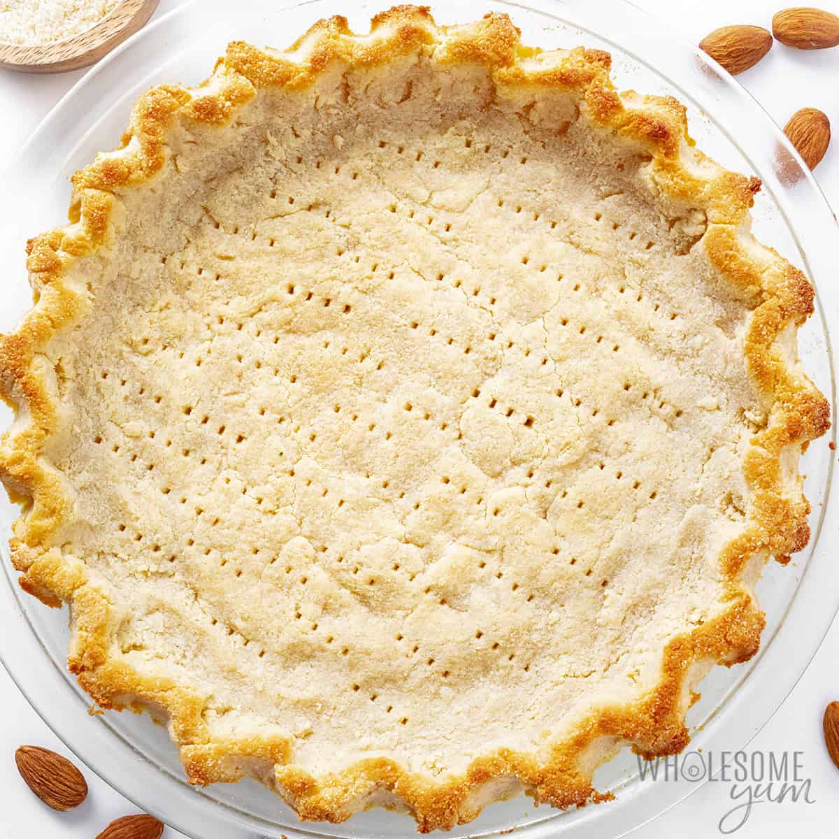 Base per torta con farina di mandorle (Keto, 5 ingredienti)