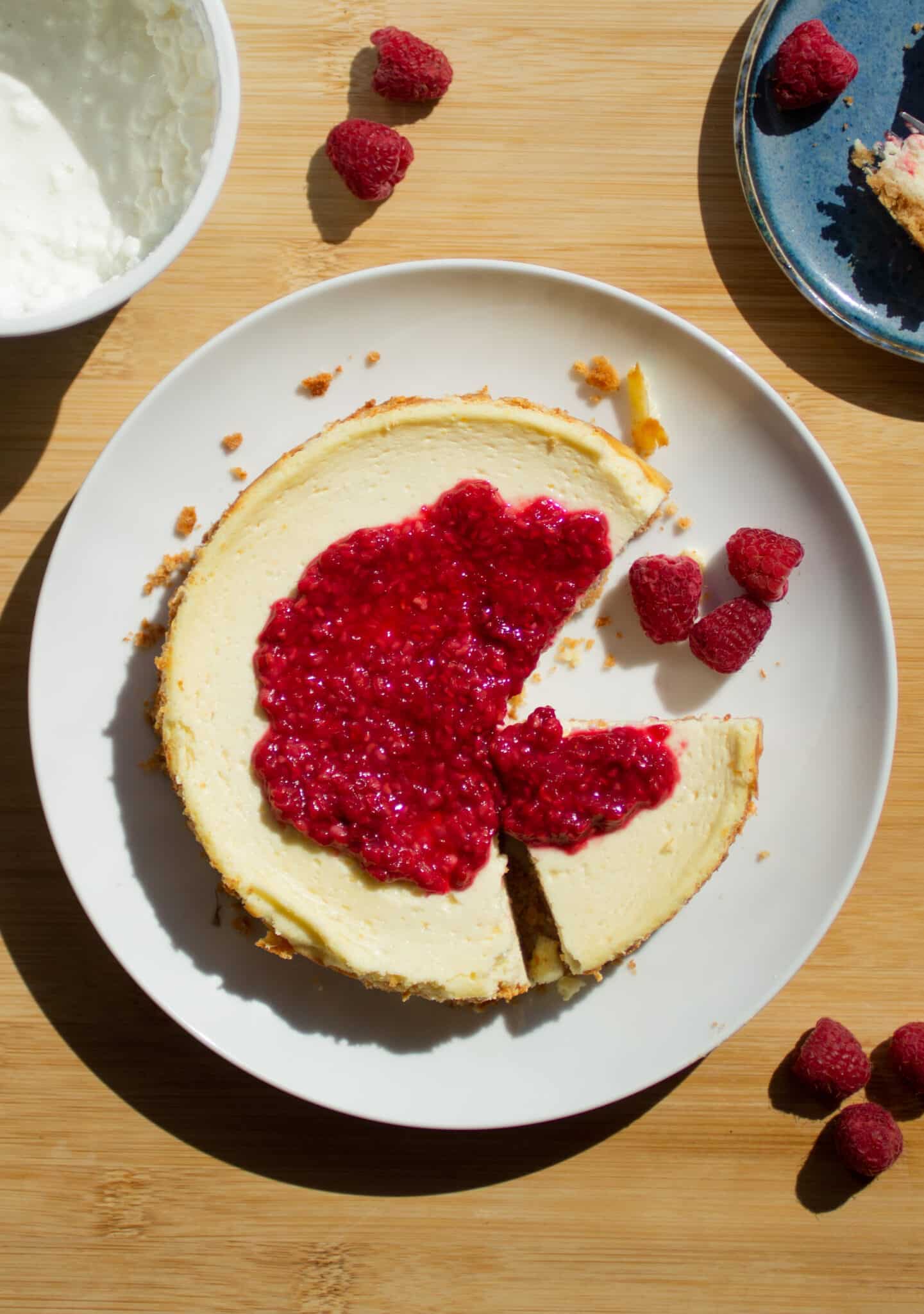Cheesecake al formaggio fresco