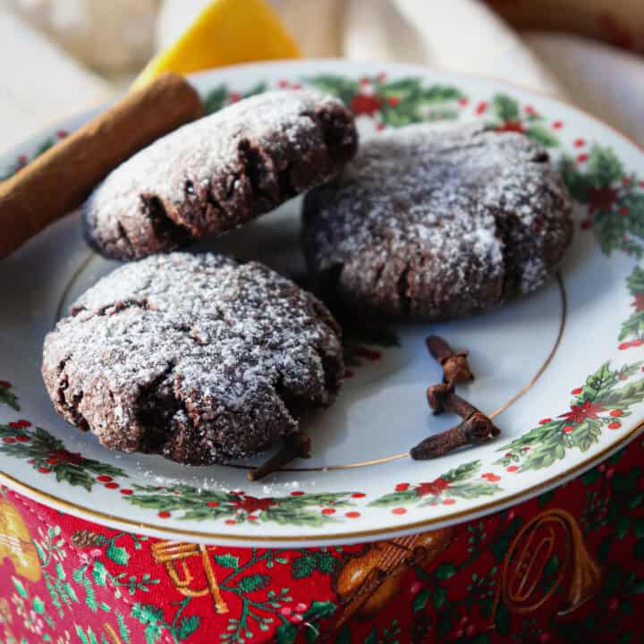 Biscotti Natalizi Keto Crinkle