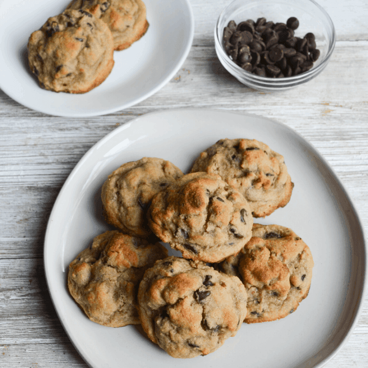 Biscotti Facili Keto con Gocce di Cioccolato