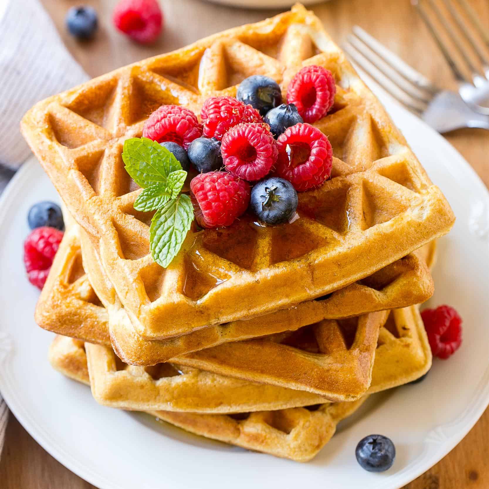 Ricetta Waffle Proteici Soffici