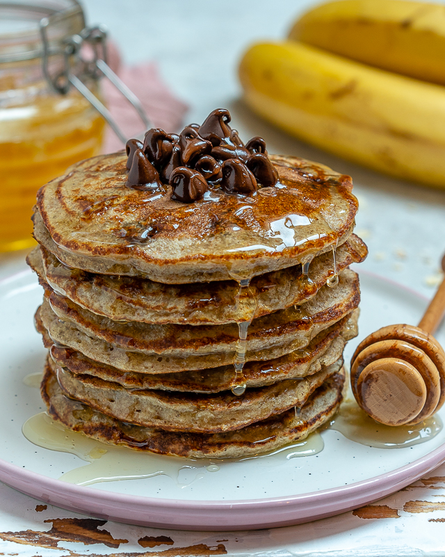 Pancake Proteici con Gocce di Cioccolato