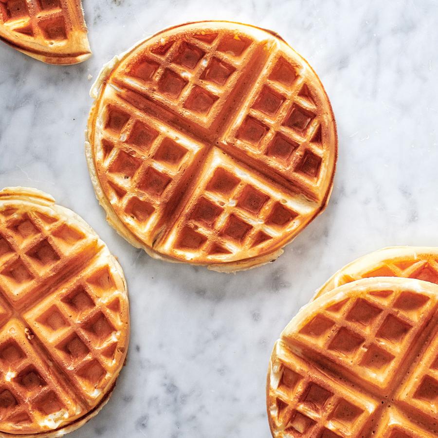 Waffles all'Albume d'Uovo