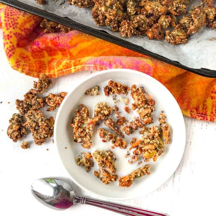 Granola Keto Facile al Banana Bread