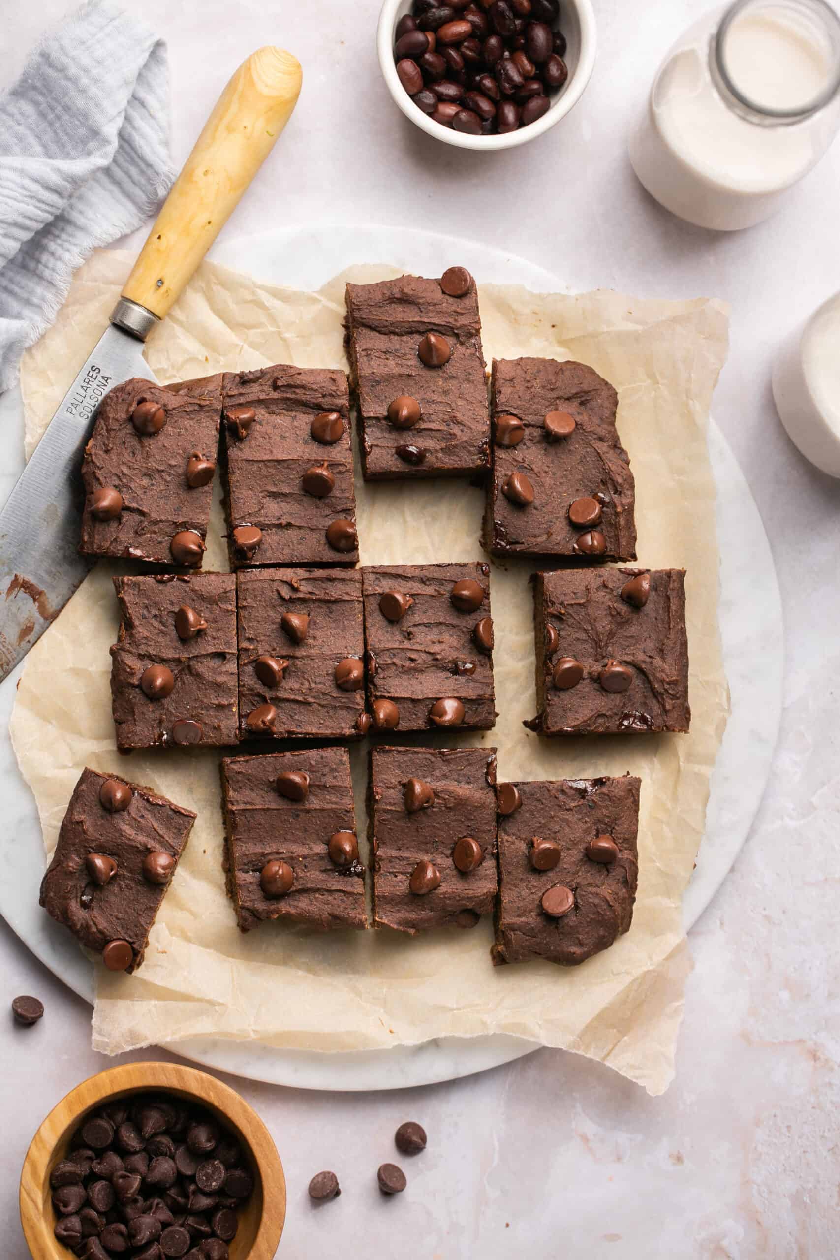 Brownies Proteici ai Fagioli Neri