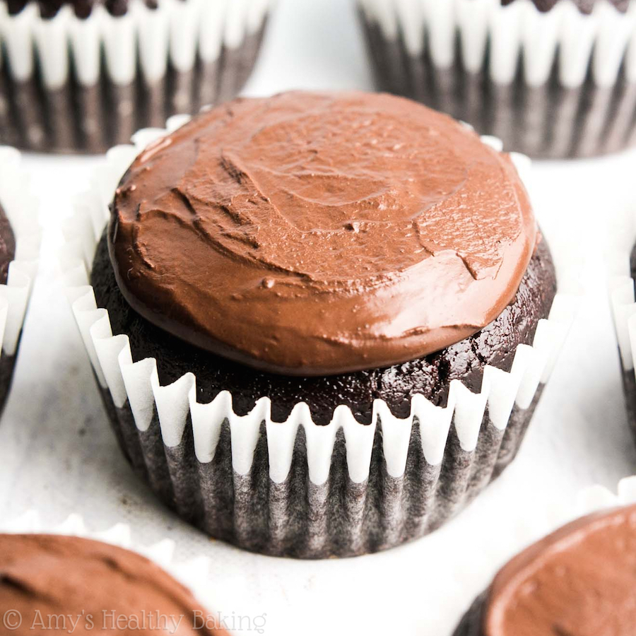 Cupcake Salutari al Cioccolato Fondente