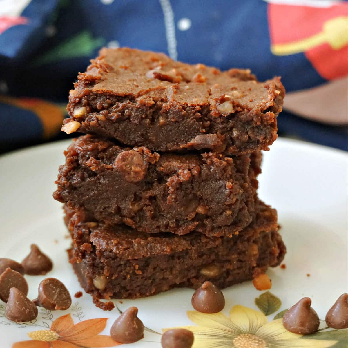 Brownies senza farina di patate dolci